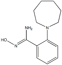 2-[(Hexahydro-1H-azepin)-1-yl]benzamide oxime Structure