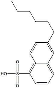 6-Hexyl-1-naphthalenesulfonic acid|