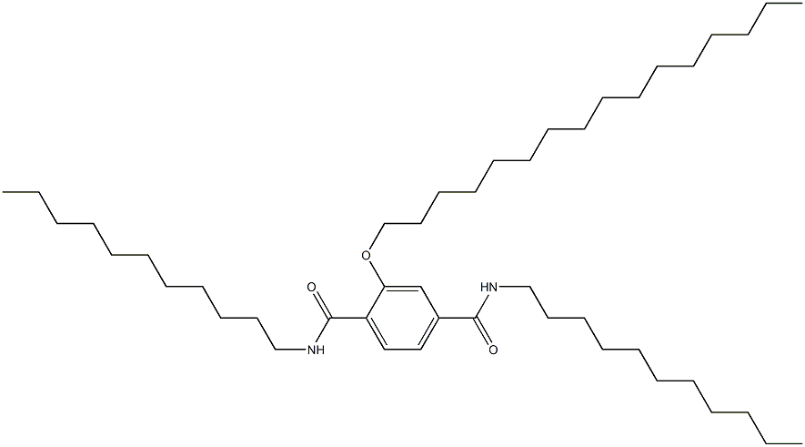 2-(Hexadecyloxy)-N,N'-diundecylterephthalamide Structure