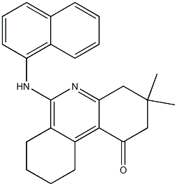 3,4,7,8,9,10-Hexahydro-6-(1-naphtylamino)-3,3-dimethylbenzo[c]quinolin-1(2H)-one