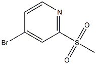 4-bromo-2-methylsulfonylpyridine Structure