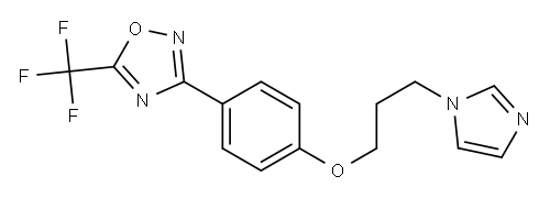 3-(4-(3-(1H-imidazol-1-yl)propoxy)phenyl)-5-trifluoromethyl-1,2,4-oxadiazole