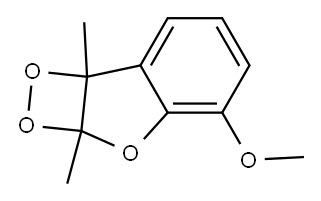2A,7B-DIHYDRO-4-METHOXY-2A,7B-DIMETHYL-1,2-DIOXETO(3,4-B)BENZOFURAN