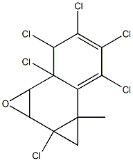 HEXACHLORO-HEXAHYDRO-METHYL-EPOXY-METHANONAPHTHALENE Structure