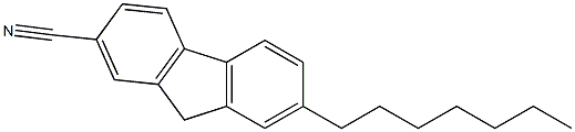 7-heptyl-9H-fluorene-2-carbonitrile|
