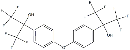 1,1,1,3,3,3-hexafluoro-2-(4-{4-[2,2,2-trifluoro-1-hydroxy-1-(trifluoromethyl)ethyl]phenoxy}phenyl)propan-2-ol|