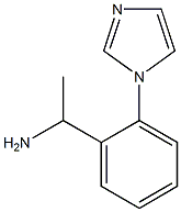 1-[2-(1H-imidazol-1-yl)phenyl]ethan-1-amine Structure