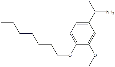 1-[4-(heptyloxy)-3-methoxyphenyl]ethan-1-amine