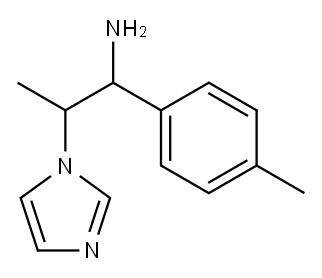 2-(1H-imidazol-1-yl)-1-(4-methylphenyl)propan-1-amine|