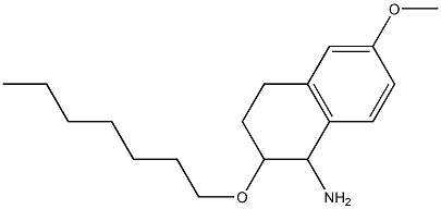 2-(heptyloxy)-6-methoxy-1,2,3,4-tetrahydronaphthalen-1-amine|