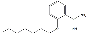 2-(heptyloxy)benzene-1-carboximidamide Structure