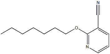 2-(heptyloxy)pyridine-3-carbonitrile Structure