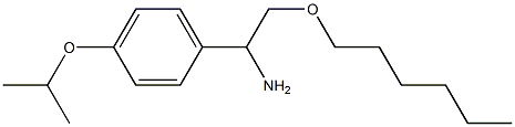 2-(hexyloxy)-1-[4-(propan-2-yloxy)phenyl]ethan-1-amine Structure