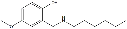 2-[(hexylamino)methyl]-4-methoxyphenol 结构式