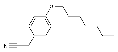 2-[4-(heptyloxy)phenyl]acetonitrile Structure