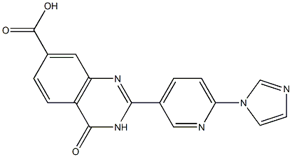 2-[6-(1H-imidazol-1-yl)pyridin-3-yl]-4-oxo-3,4-dihydroquinazoline-7-carboxylic acid