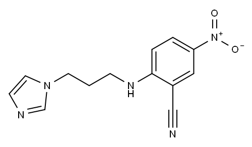 2-{[3-(1H-imidazol-1-yl)propyl]amino}-5-nitrobenzonitrile