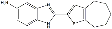 2-{4H,5H,6H,7H,8H-cyclohepta[b]thiophen-2-yl}-1H-1,3-benzodiazol-5-amine