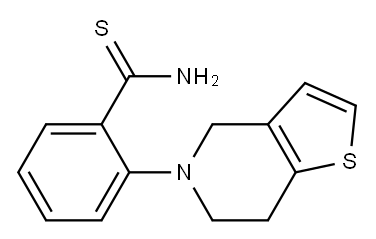 2-{4H,5H,6H,7H-thieno[3,2-c]pyridin-5-yl}benzene-1-carbothioamide