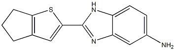 2-{4H,5H,6H-cyclopenta[b]thiophen-2-yl}-1H-1,3-benzodiazol-5-amine Structure
