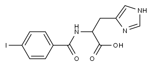 3-(1H-imidazol-4-yl)-2-[(4-iodophenyl)formamido]propanoic acid