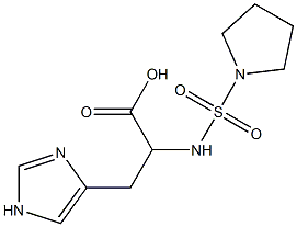 3-(1H-imidazol-4-yl)-2-[(pyrrolidine-1-sulfonyl)amino]propanoic acid