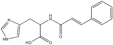 3-(1H-imidazol-4-yl)-2-{[(2E)-3-phenylprop-2-enoyl]amino}propanoic acid|