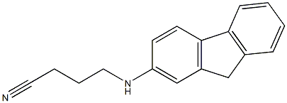 4-(9H-fluoren-2-ylamino)butanenitrile Structure