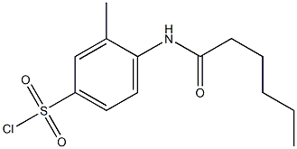 4-hexanamido-3-methylbenzene-1-sulfonyl chloride
