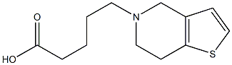 5-{4H,5H,6H,7H-thieno[3,2-c]pyridin-5-yl}pentanoic acid Structure