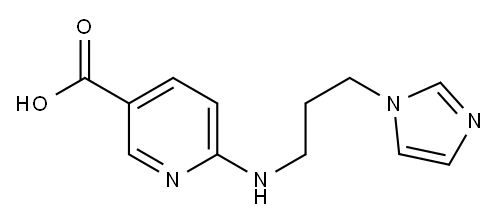 6-{[3-(1H-imidazol-1-yl)propyl]amino}pyridine-3-carboxylic acid