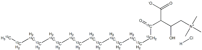 Hexadecanoyl-13C16-L-carnitine  hydrochloride|