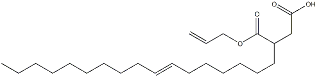 3-(7-Heptadecenyl)succinic acid 1-hydrogen 4-allyl ester Structure