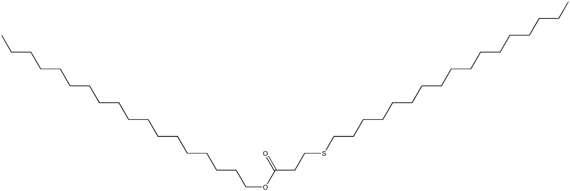 3-(Heptadecylthio)propionic acid octadecyl ester Structure