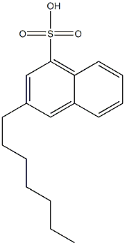 3-Heptyl-1-naphthalenesulfonic acid|