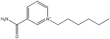 1-Hexyl-3-carbamoylpyridinium Structure