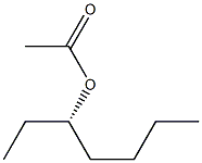 (-)-Acetic acid (S)-1-ethylpentyl ester Structure