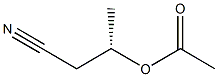 Acetic acid (S)-1-(cyanomethyl)ethyl ester Structure