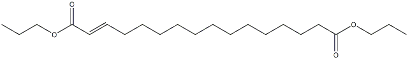 2-Hexadecenedioic acid dipropyl ester