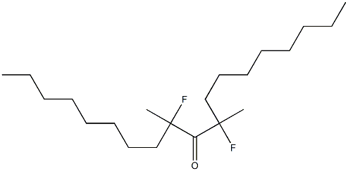 Heptyl(1-fluoro-1-methylethyl) ketone Structure
