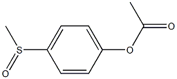 Acetic acid 4-methylsulfinylphenyl ester|