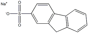 9H-Fluorene-2-sulfonic acid sodium salt Structure