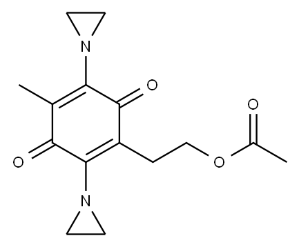 Acetic acid 2-[2,5-bis(1-aziridinyl)-3,6-dioxo-4-methyl-1,4-cyclohexadienyl]ethyl ester