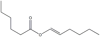 Hexanoic acid 1-hexenyl ester