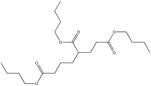 1,3,6-Hexanetricarboxylic acid tributyl ester Structure