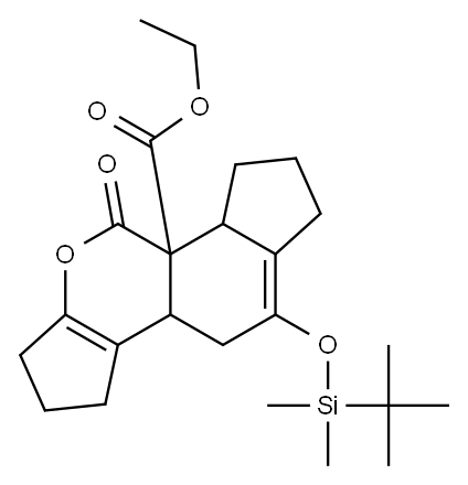 4a,5,8,8a-Tetrahydro-6-[[dimethyl(tert-butyl)silyl]oxy]-1-oxo-3,4:7,8-dipropano-1H-2-benzopyran-8a-carboxylic acid ethyl ester