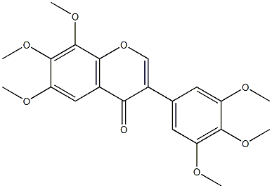 6,7,8,3',4',5'-hexamethoxyisoflavone|