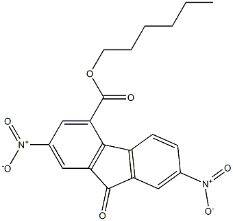 hexyl 2,7-dinitro-9-oxo-9H-fluorene-4-carboxylate