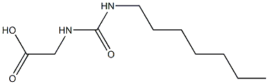 2-[(heptylcarbamoyl)amino]acetic acid