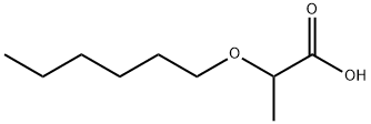 2-(hexyloxy)propanoic acid Structure